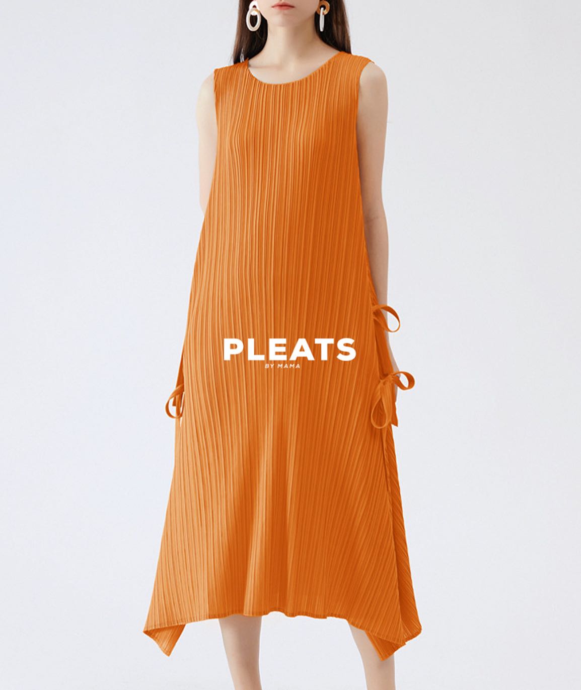 PLEATS DRESS - D083