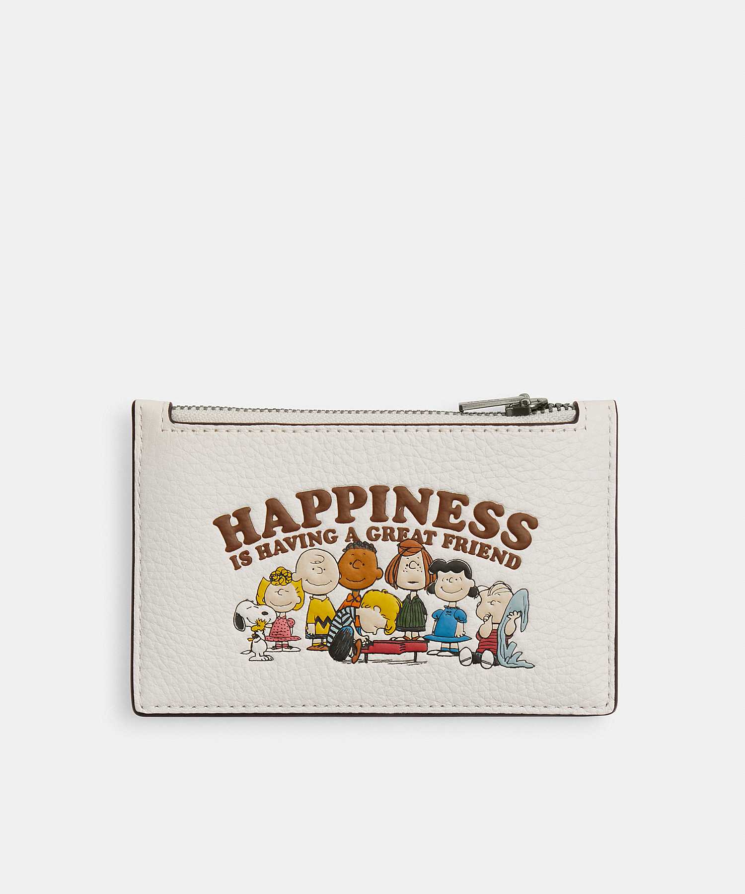 COACH X PEANUTS ZIP CARD CASE CBM79 QBCAH