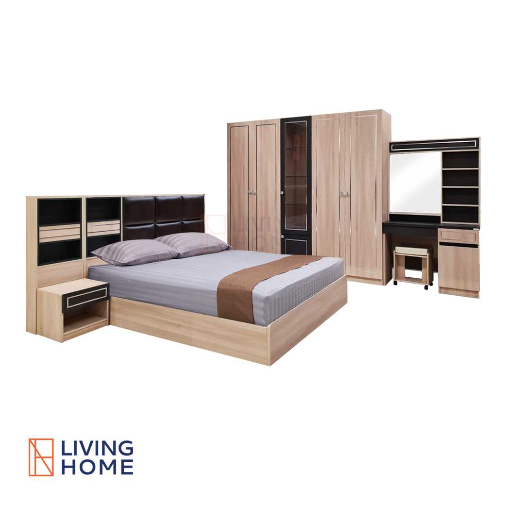 [พรีออเดอร์ 30 วัน] ชุดห้องนอน 6 ฟุต รุ่น  DAVINCI
