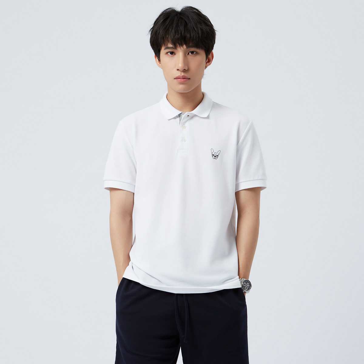 เสื้อโปโลลายเฟรนช์ชี่ | Frenchie Polo Shirt | 03998