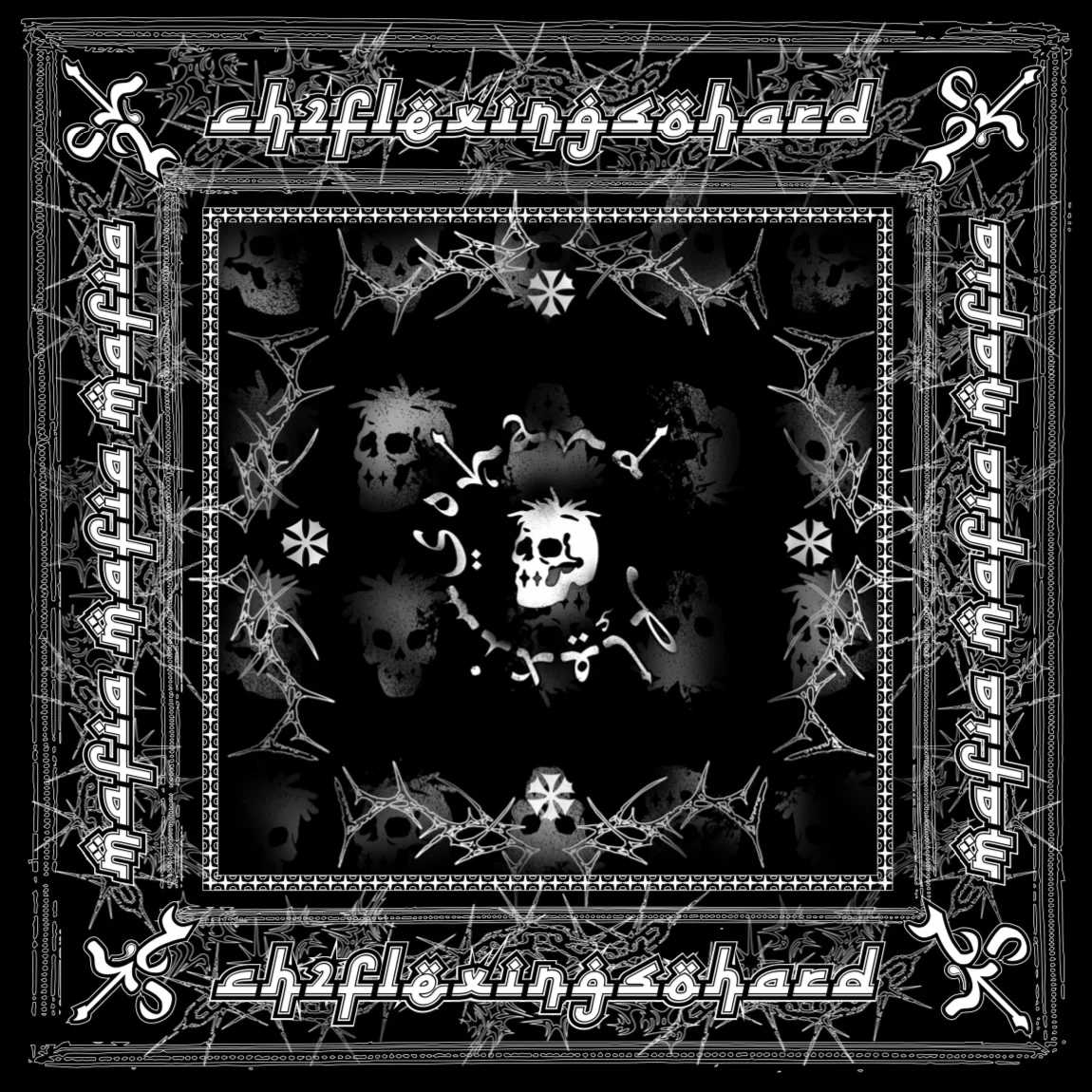 CH2 - MAFIA BANDANA (BLACK)