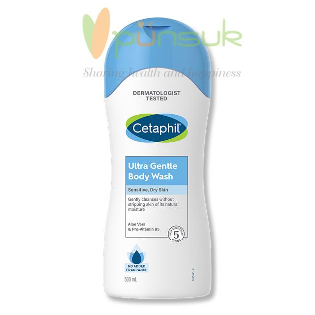 Cetaphil Ultra Gentle Body Wash 500ml เซตาฟิล อัลตร้า เจนเทิล บอดี้ วอช