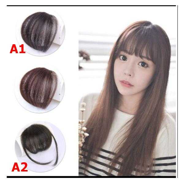 หน้าม้าซีทรู บาง Bangs-Cพร้อมส่งแบบมีจอนและไม่มีจอน