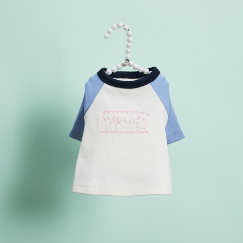 Louisdog (SM)Marche Raglan T-Shirt