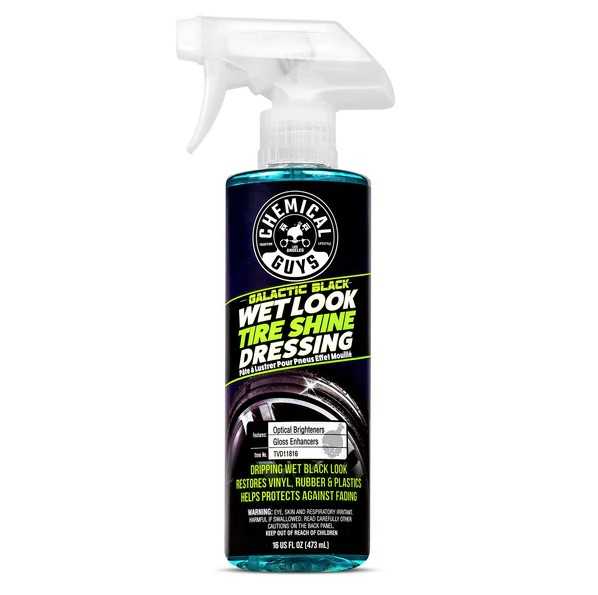 Galactic Black Wet Look Tire Shine Dressing