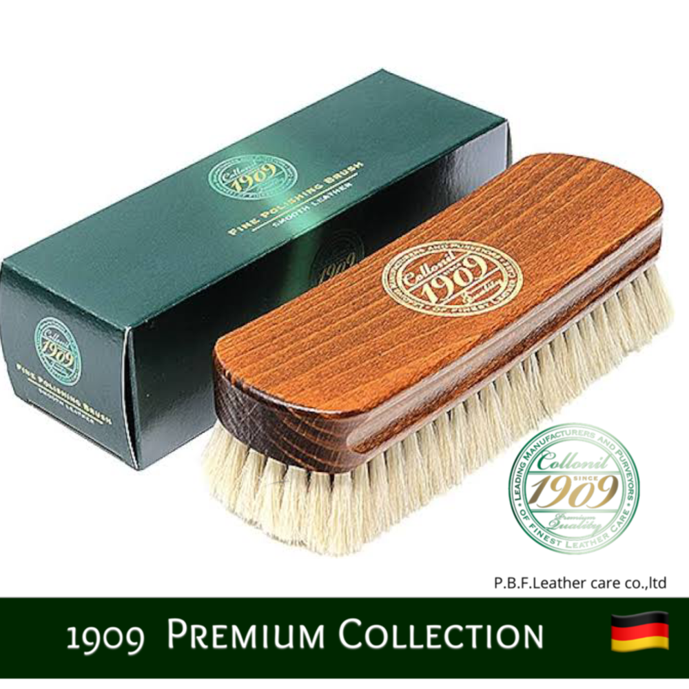 COLLONIL 1909 Fine Polishing Brush แปรงขนแพะ สำหรับปัดทำความสะอาดหนังอ่อนโยน
