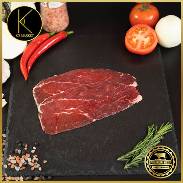 Flap Meat เนื้อปลายพื้นท้องวัว นิวซีแลนด์ ขุนด้วยหญ้า (180 - 200 กรัม) เนื้อนำเข้าเอง ฮาลาล