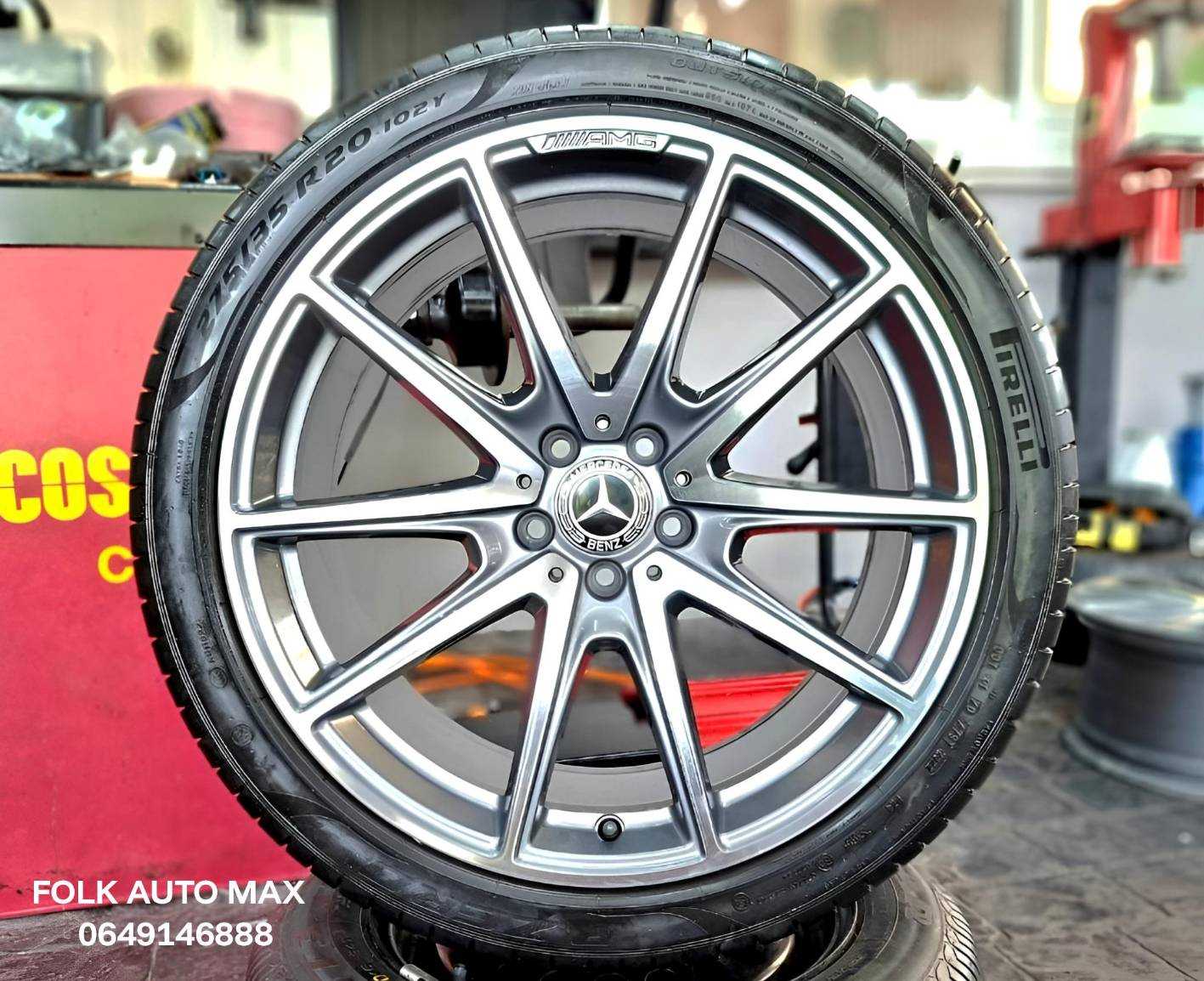 ล้อ Mercedes Benz แท้ S Class ขอบ 20 w222 หน้า 8.5 ET38 หลัง 9.5 ET38 1688568  91297668  55555