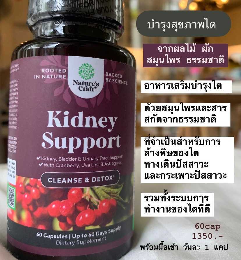 Kidney support 60 veggie caps บำรุงไต