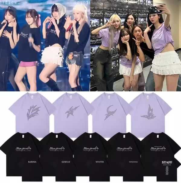 Pre-Order | เสื้อยืด AESPA  : LIVE TOUR - SYNK : Parrallel Line