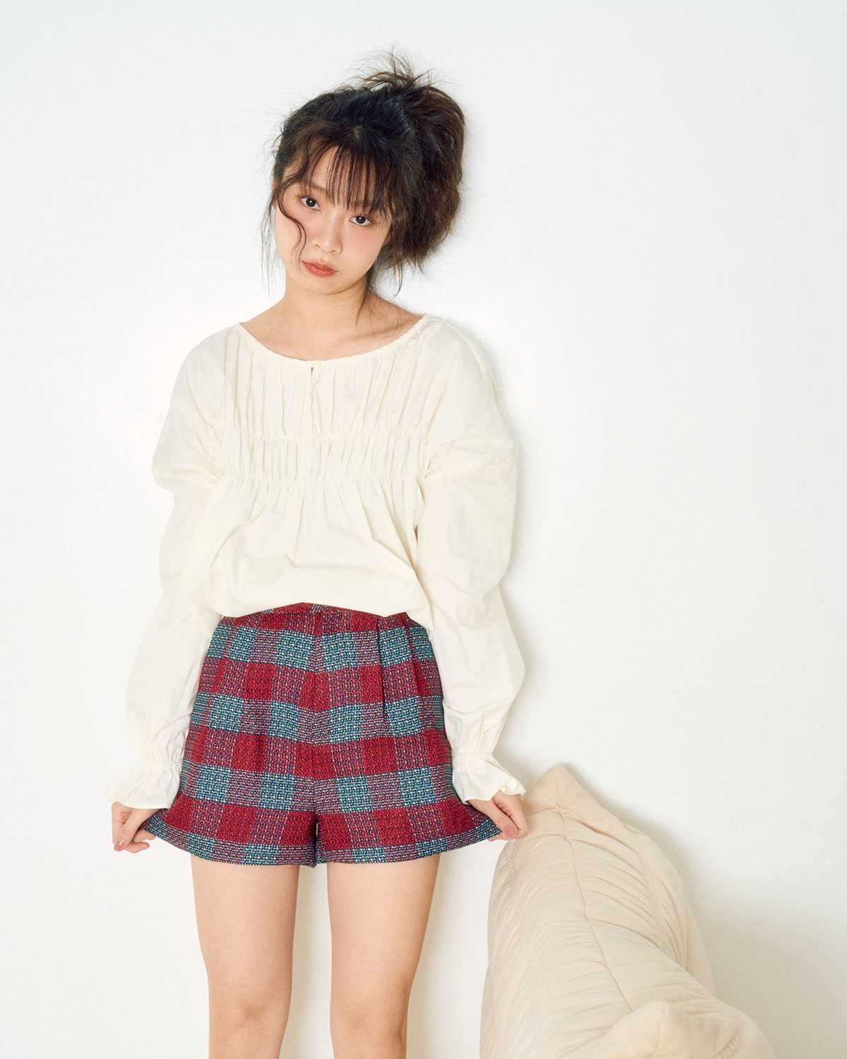 (LIMITED) POSY shorts - Japanese gingham fabric