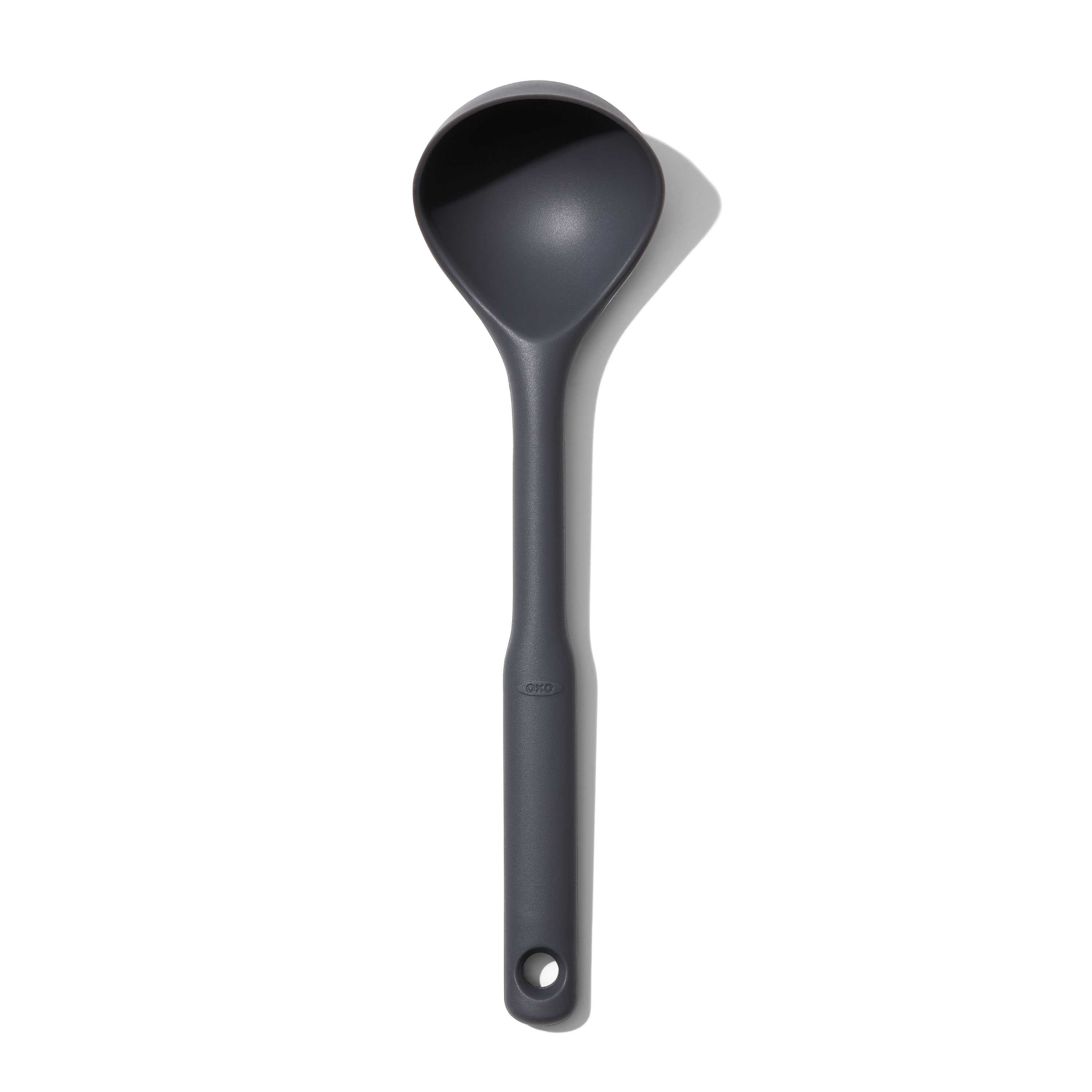 ช้อนซุปซิลิโคน l OXO Small Silicone Ladle Peppercorn