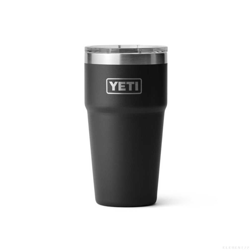 YETI แก้วเยติ เก็บความเย็น รุ่น RAMBLER 20 OZ STACKABLE CUP WITH MAGSLIDER LID BLACK