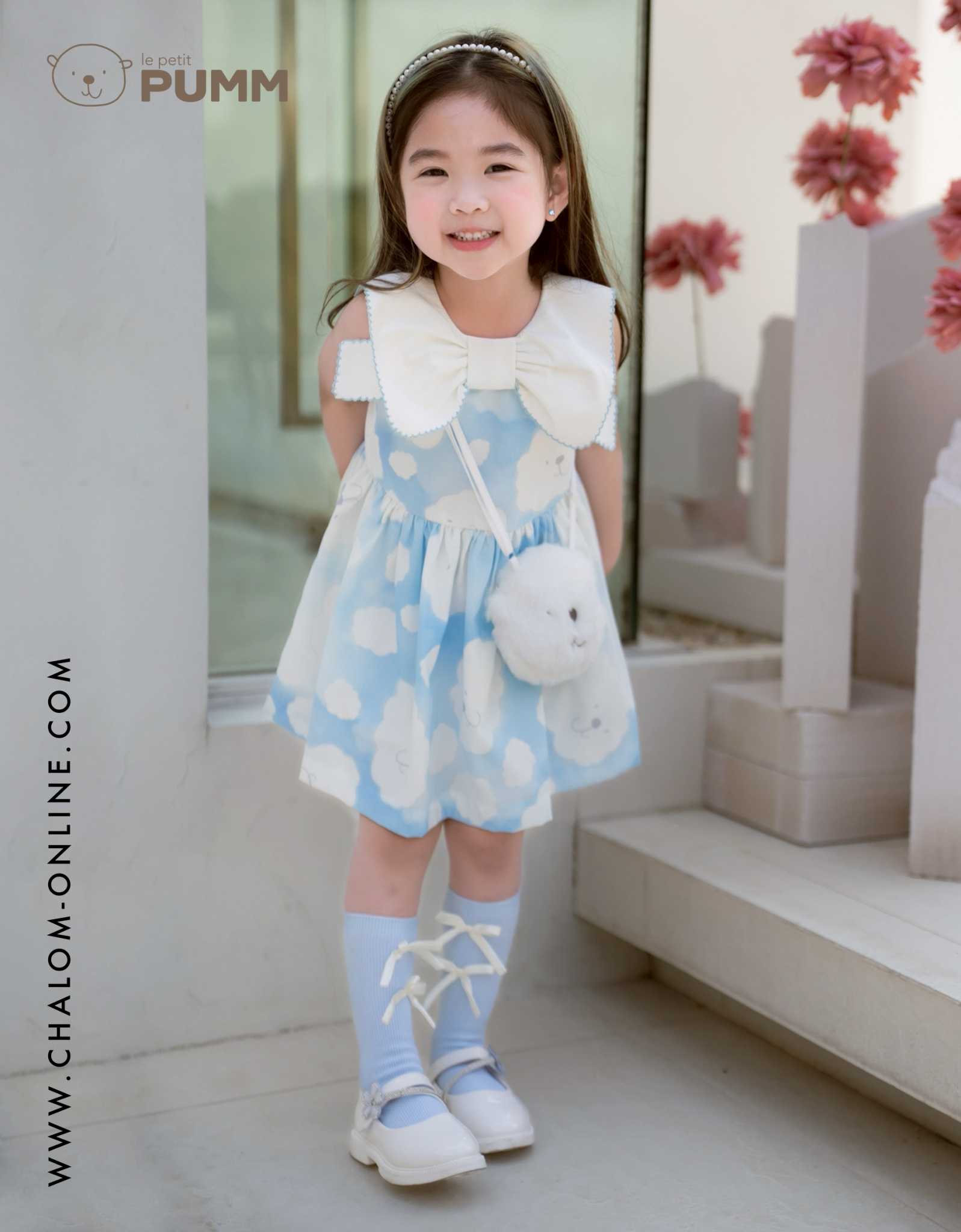 𝐏𝐮𝐦𝐦 𝐧'𝐉𝐨𝐲 ชุดเดรสกระโปรง (ไม่รวมกระเป๋า) : MS PU 555 NJ18