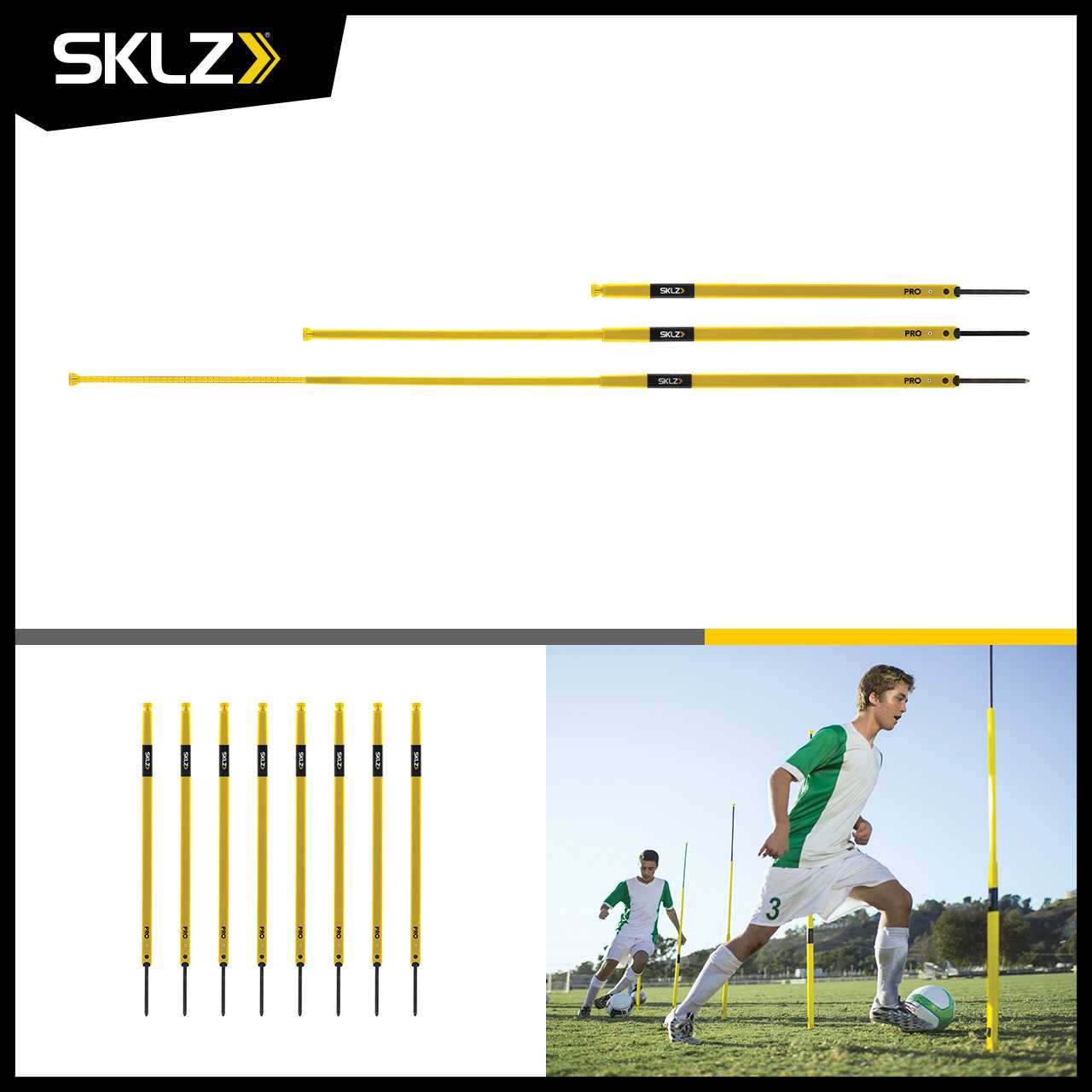 PRO TRAINING AGILITY POLES