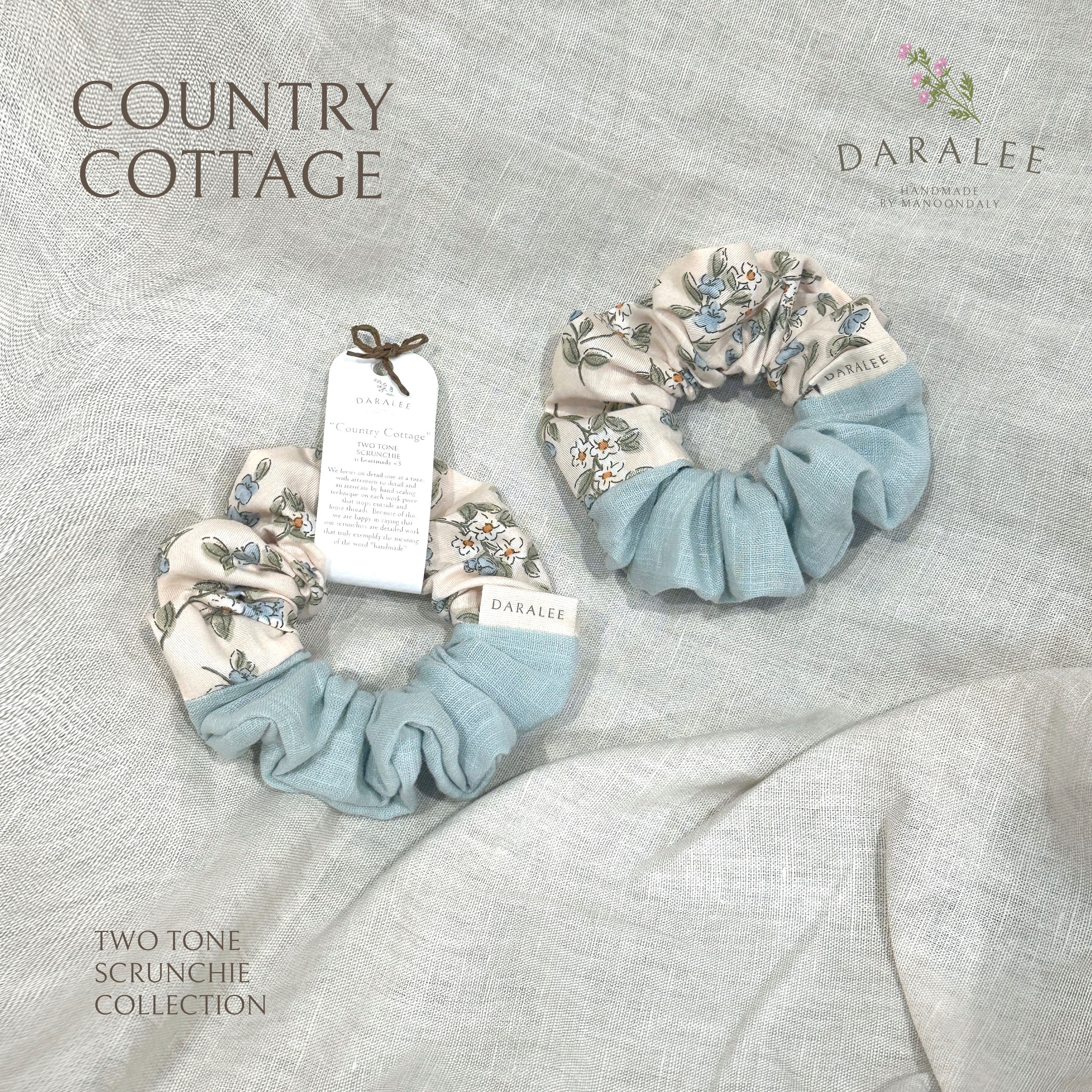 Two tone Scrunchie | Country Cottage