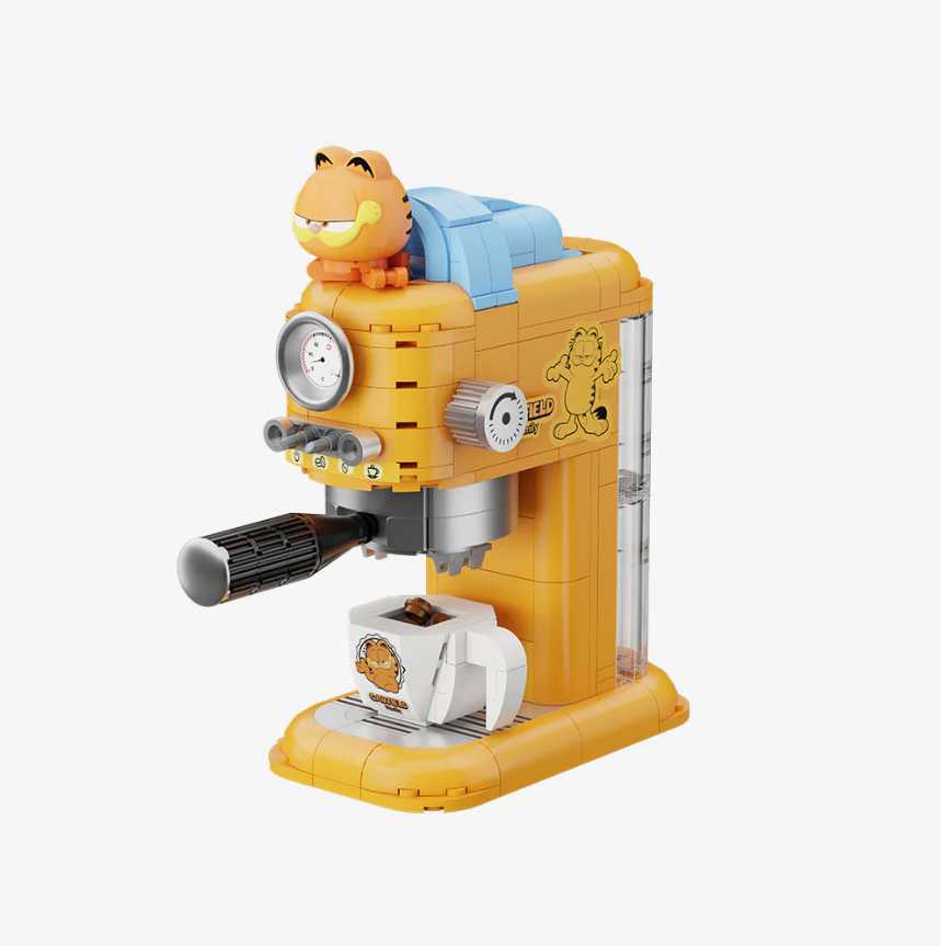 Pantasy Garfield Fantastic Machines Series - Coffee Maker ตัวต่อพลาสติก รุ่นการ์ฟิลด์ เครื่องทำกาแฟ