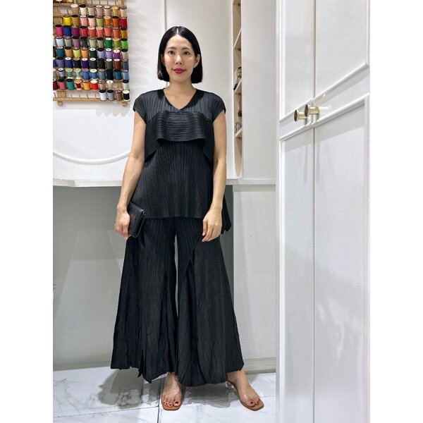 CLEARANCE SALE!! 2MUAY รุ่น GA6768 เซ็ตอัดพลีท LAYER FLARE PLEATED SET 4 สี FREE SIZE