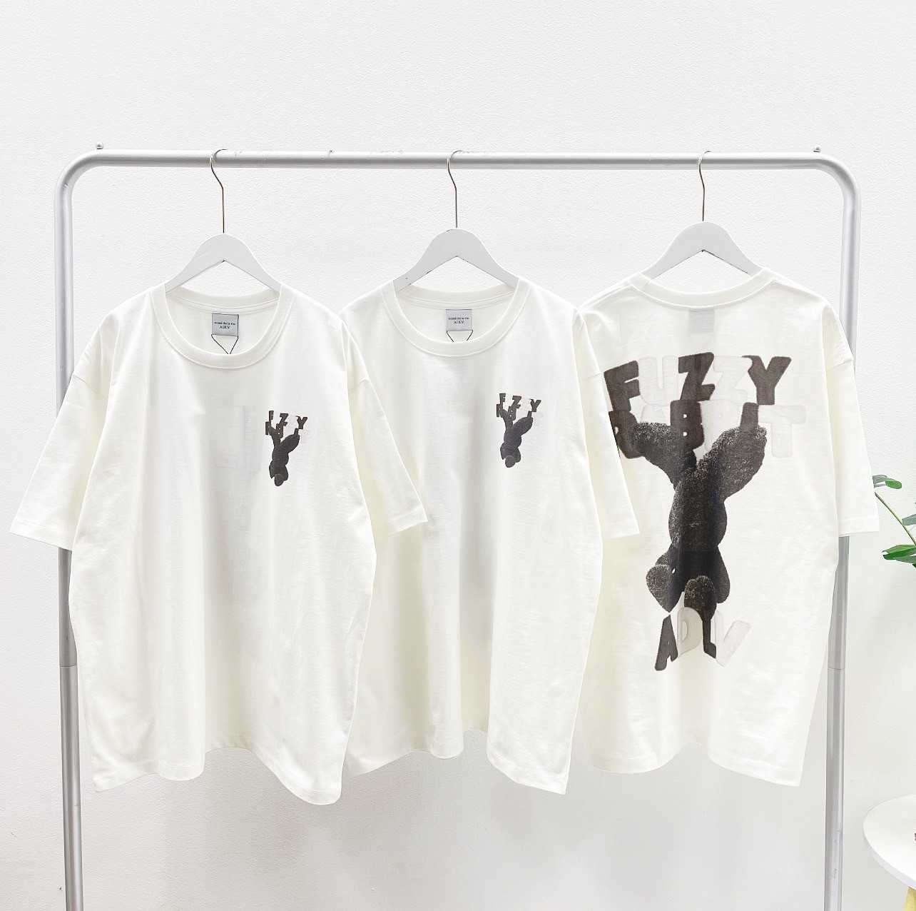 ADLV Rabbit T-Shirt (White/Black)