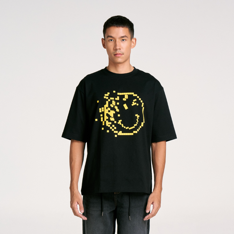 WARRIX เสื้อยืด Oversize T-Shirt Smiley World Collection