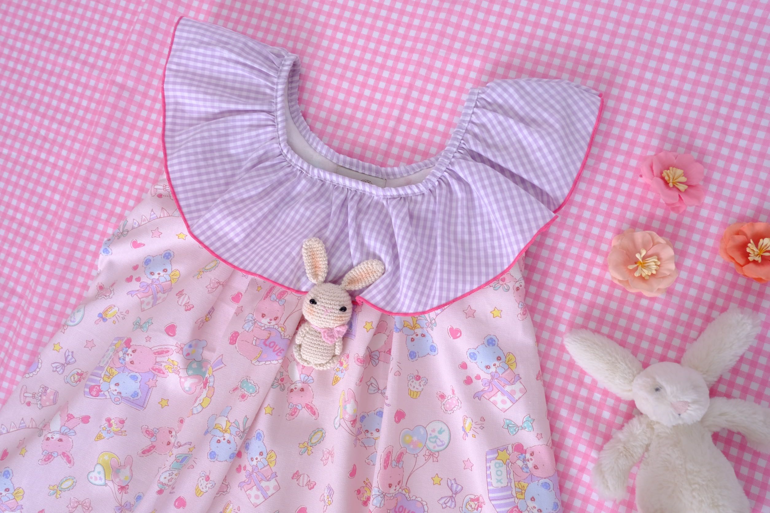 Ella Dress (Bunny/Cherry)