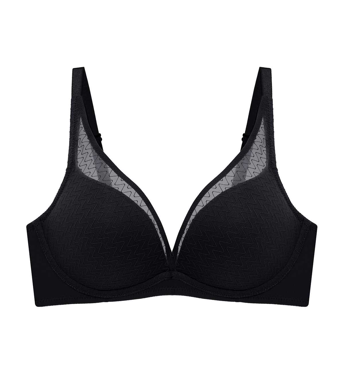 Bargin Triumph 10223141 Simply Everyday Chic HU DV 0004 เสื้อชั้นในไม่มีโครง สีดำ