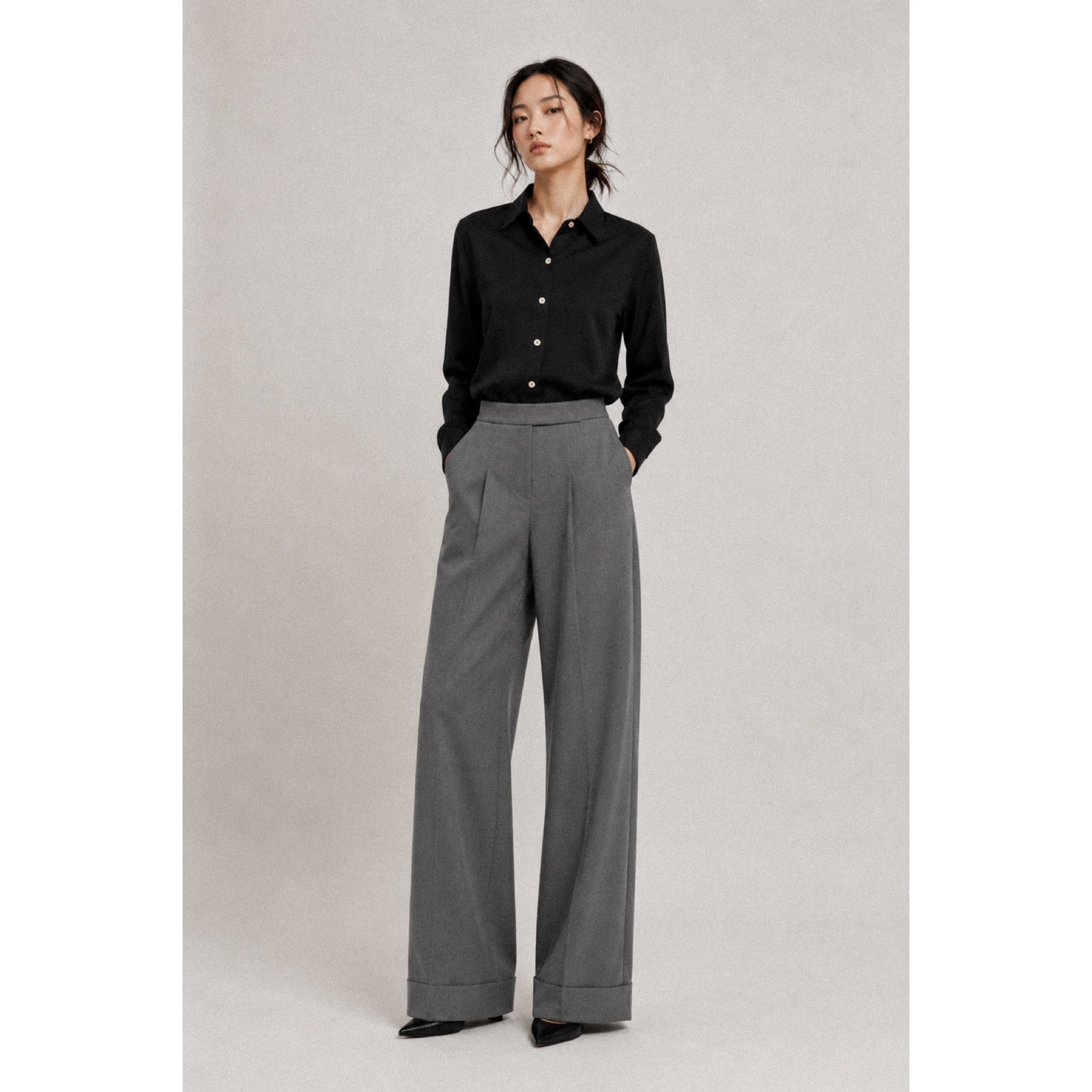CUFFED TROUSERS