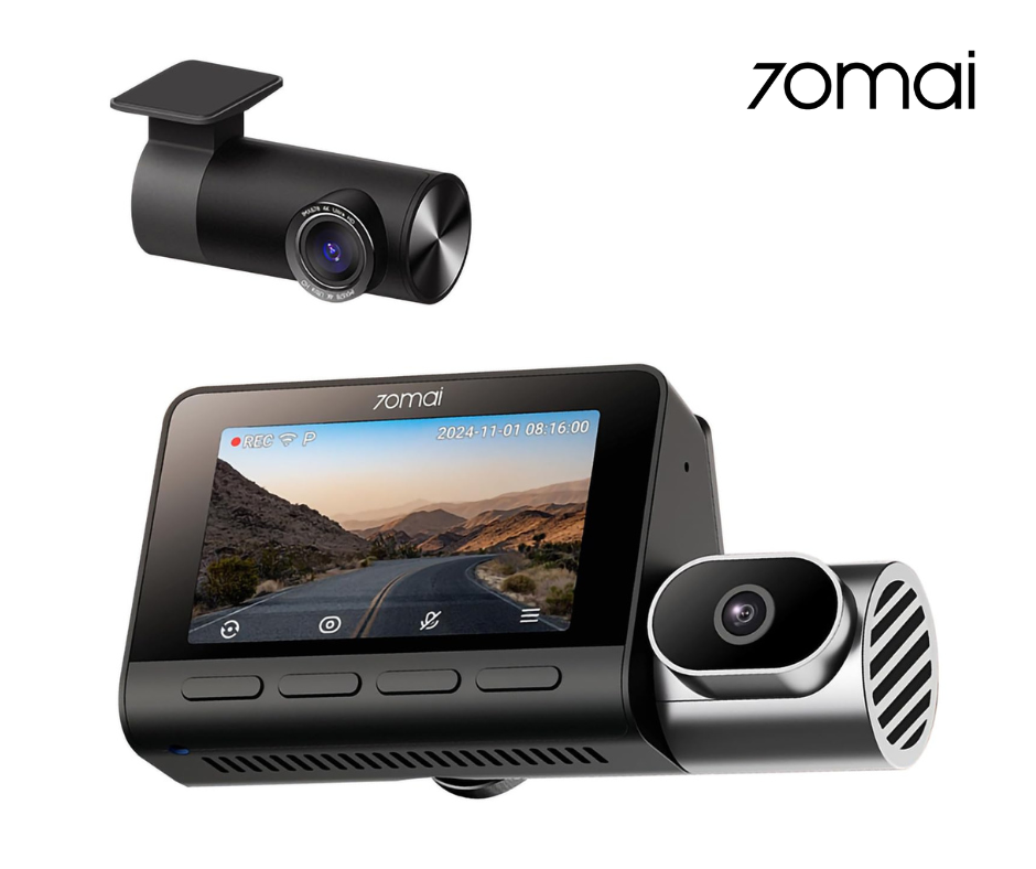 70mai T800 Dual 4K & Triple HDR กล้องติดรถยนต์ 4G Built-In GPS Dual Sony STARVIS 2