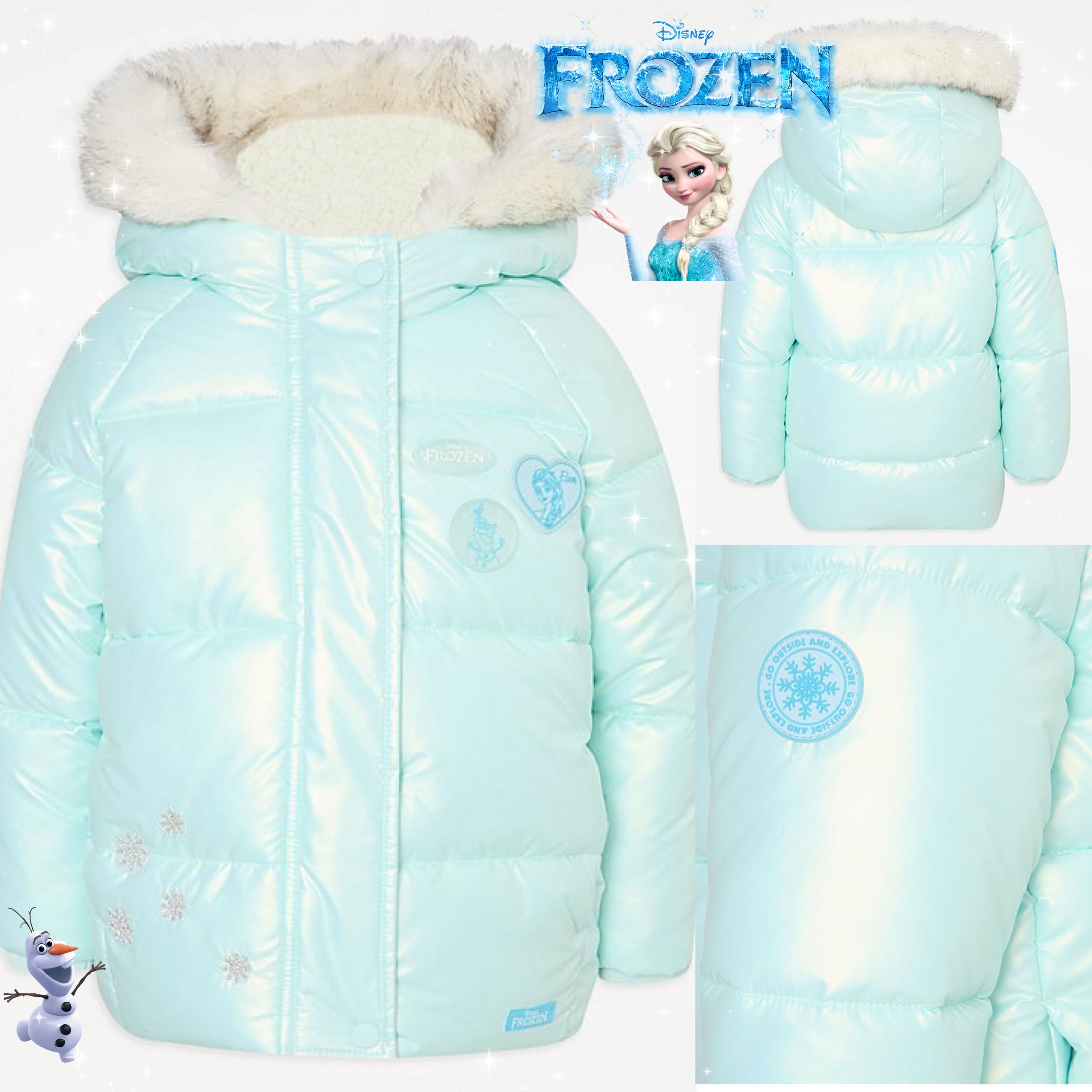 Preorder12-15วัน-(UK) แจ๊คเก็ตเอลซ่า บุขนข้างใน ลิขสิทธิ์แท้