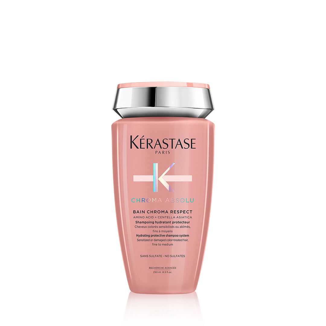 แชมพูKerastase Absolu Bain Chroma Respect 250ml สำหรับดูแลเส้นผมทำสีโทนน้ำตาล