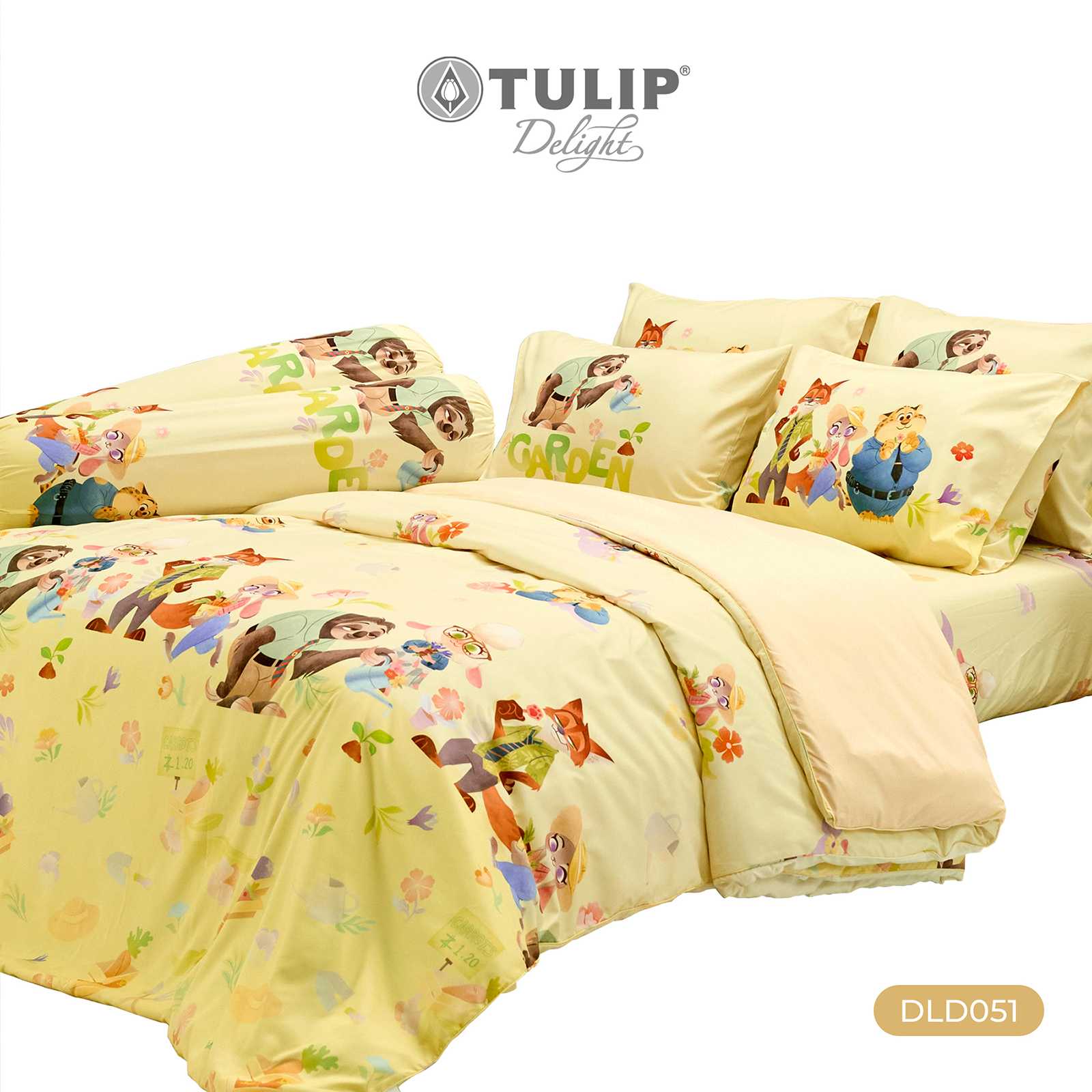 ชุดเครื่องนอนทิวลิปดีไลท์ดิจิตอลปริ้นท์ DLD051 ซูโทเฟีย