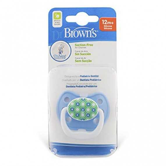 #จุกนมหลอก Dr.Brown's : DRBPV31408 PreVent CLASSIC SHIELD Pacifier - Stage 3