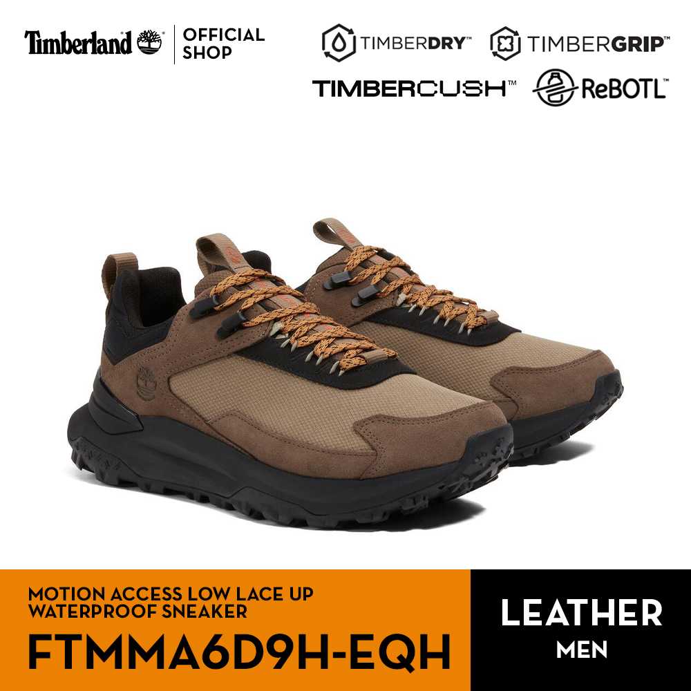 Timberland Men's MOTION ACCESS LOW LACE UP WATERPROOF SNEAKER รองเท้าผู้ชาย (FTMMA6D9H-EQH)