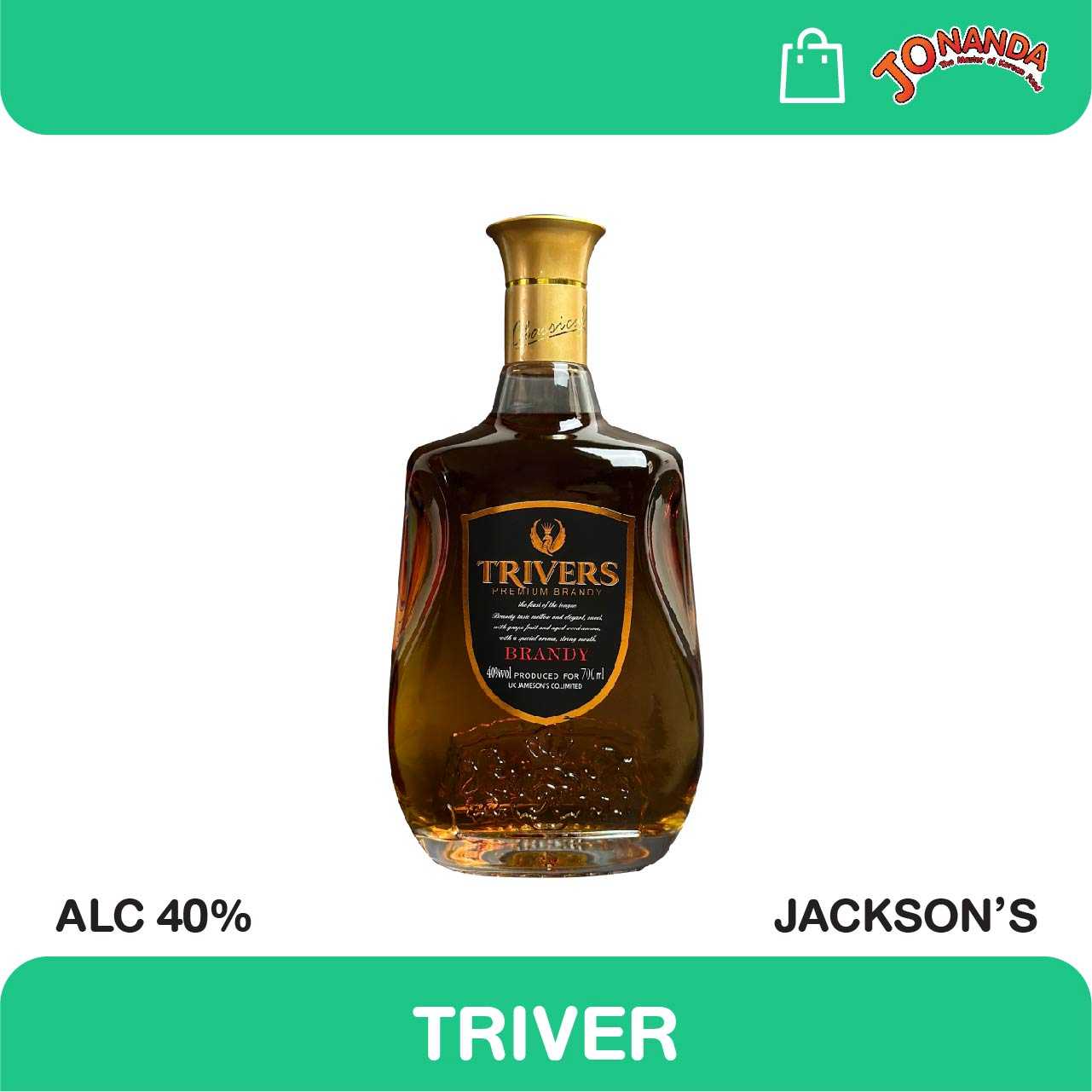 Jackson Trivers Brandy 700 ml Alc40 %