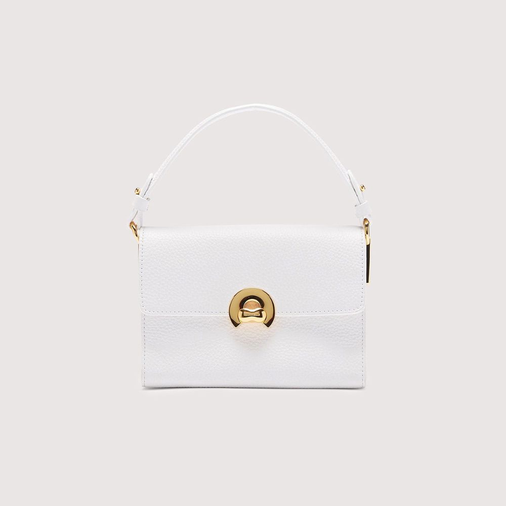 Coccinelle รุ่น Binxie 180121 กระเป๋าถือผู้หญิง สี BRILLANT WHITE ขนาด 23X19X10 cm
