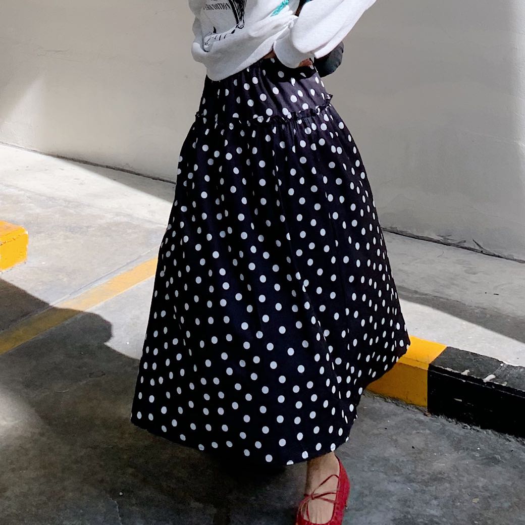 Lolita dot skirt