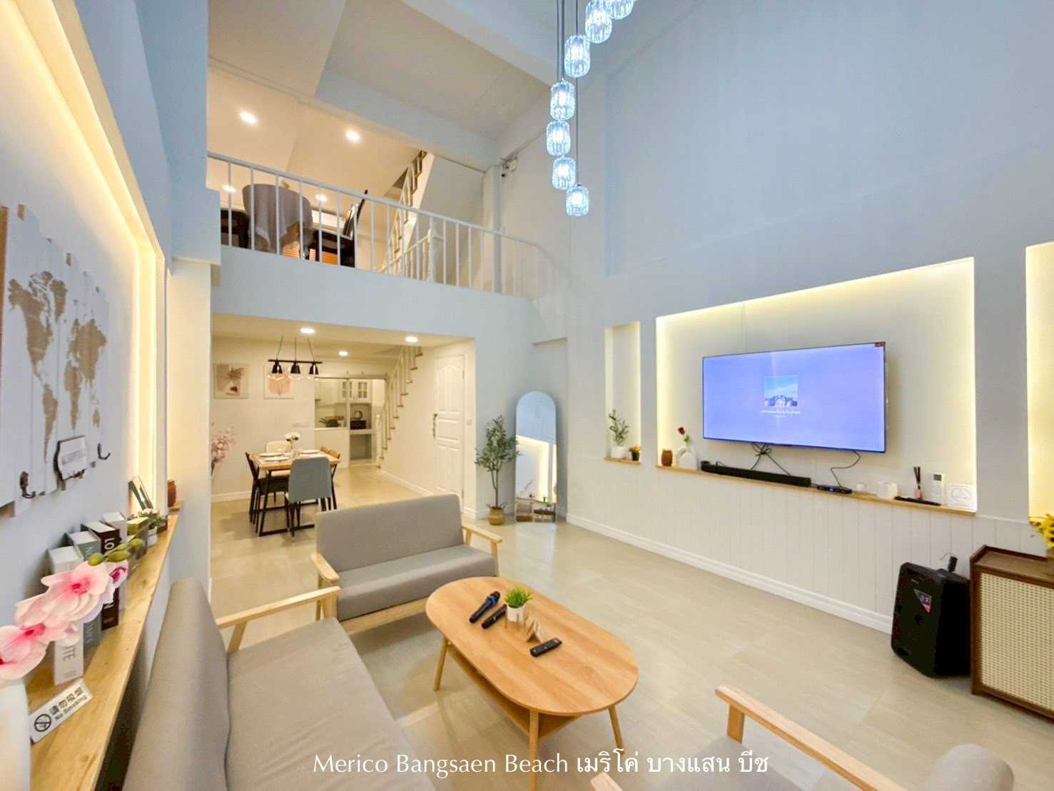 Merico Bangsaen บางแสน ชลบุรี บ้านพัก สำหรับ 7 ท่าน ไม่รวมอาหารเช้า