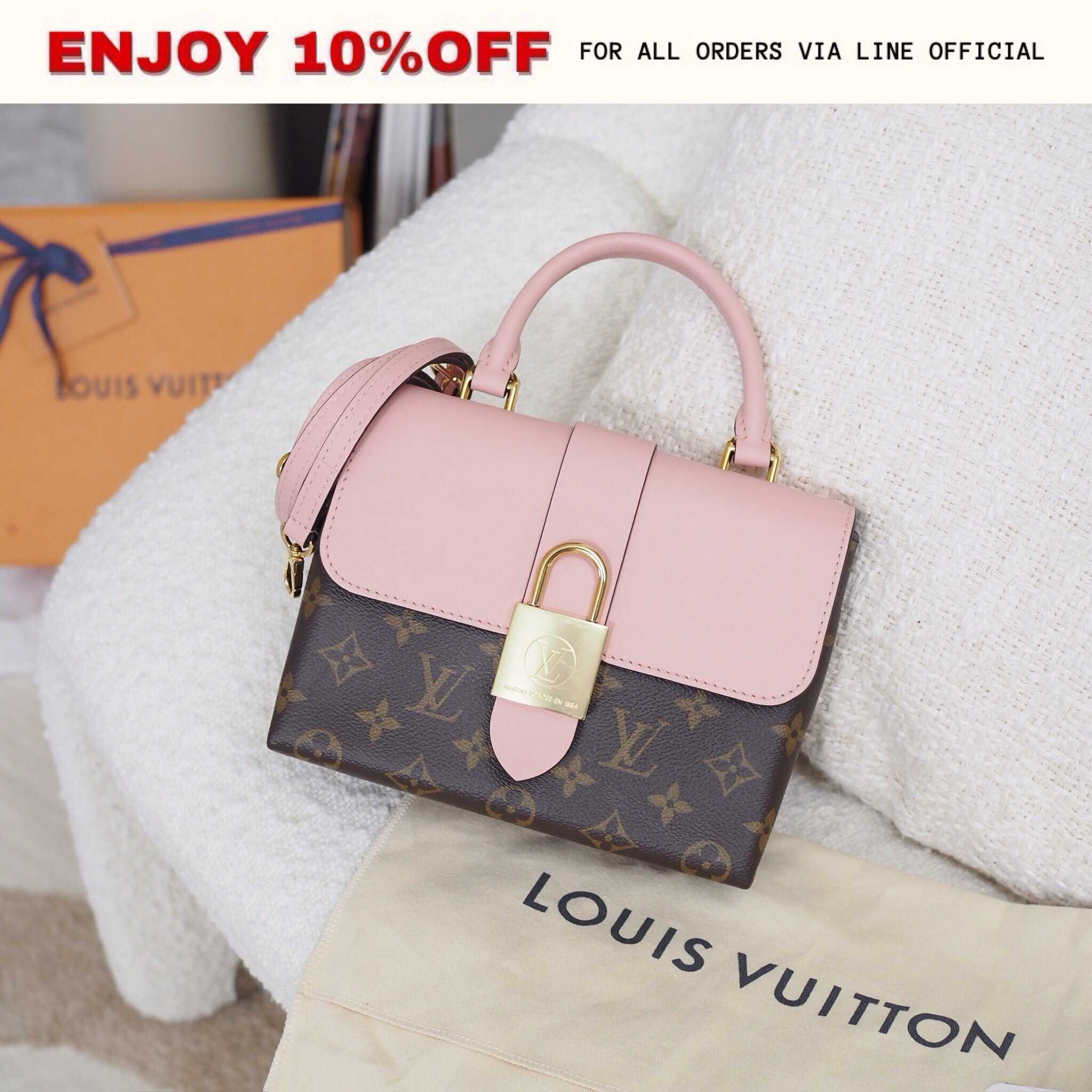 📍LIKE NEW📍LOUIS VUITTON Locky BB สี Rose Poudre GHW | Bag
