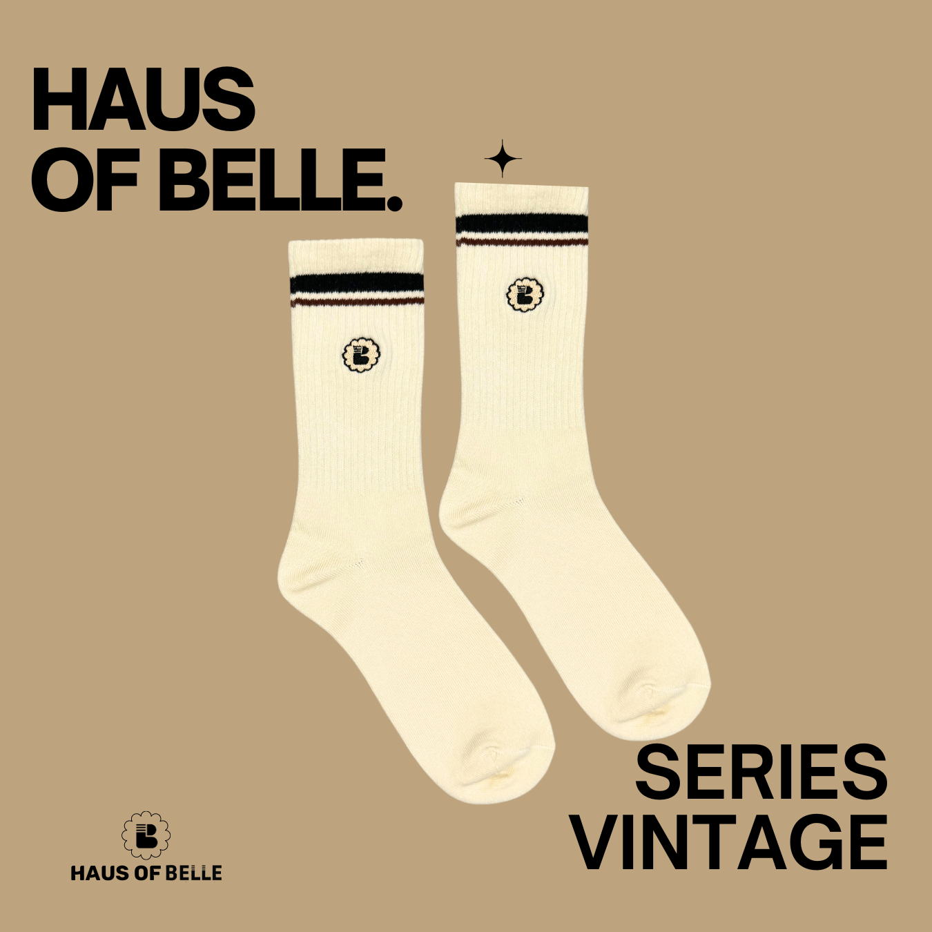 ถุงเท้า #HausofBelle Vintage
