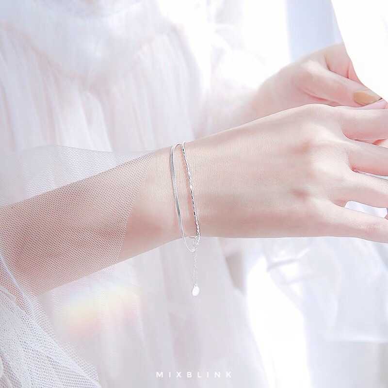 สร้อยข้อมือ Mind - ส่งฟรี EMS ( เงินแท้ 92.5% ) #G1