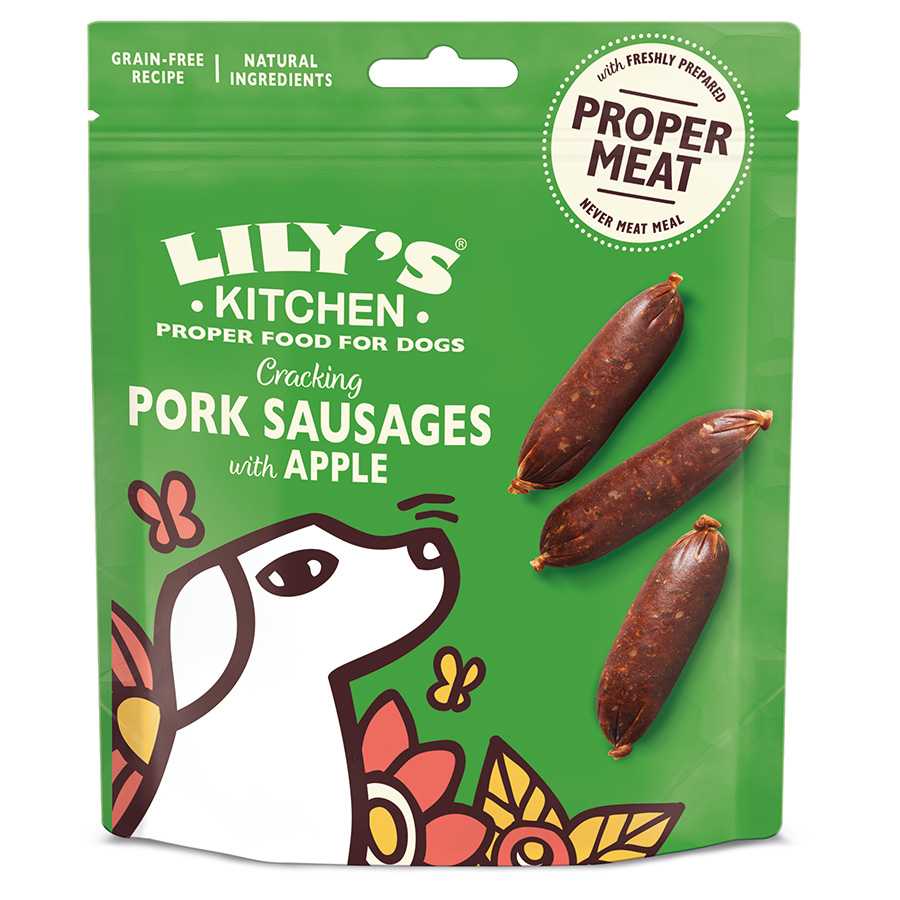 Lily's Kitchen - Cracking Pork with Apple Sausages (70g)