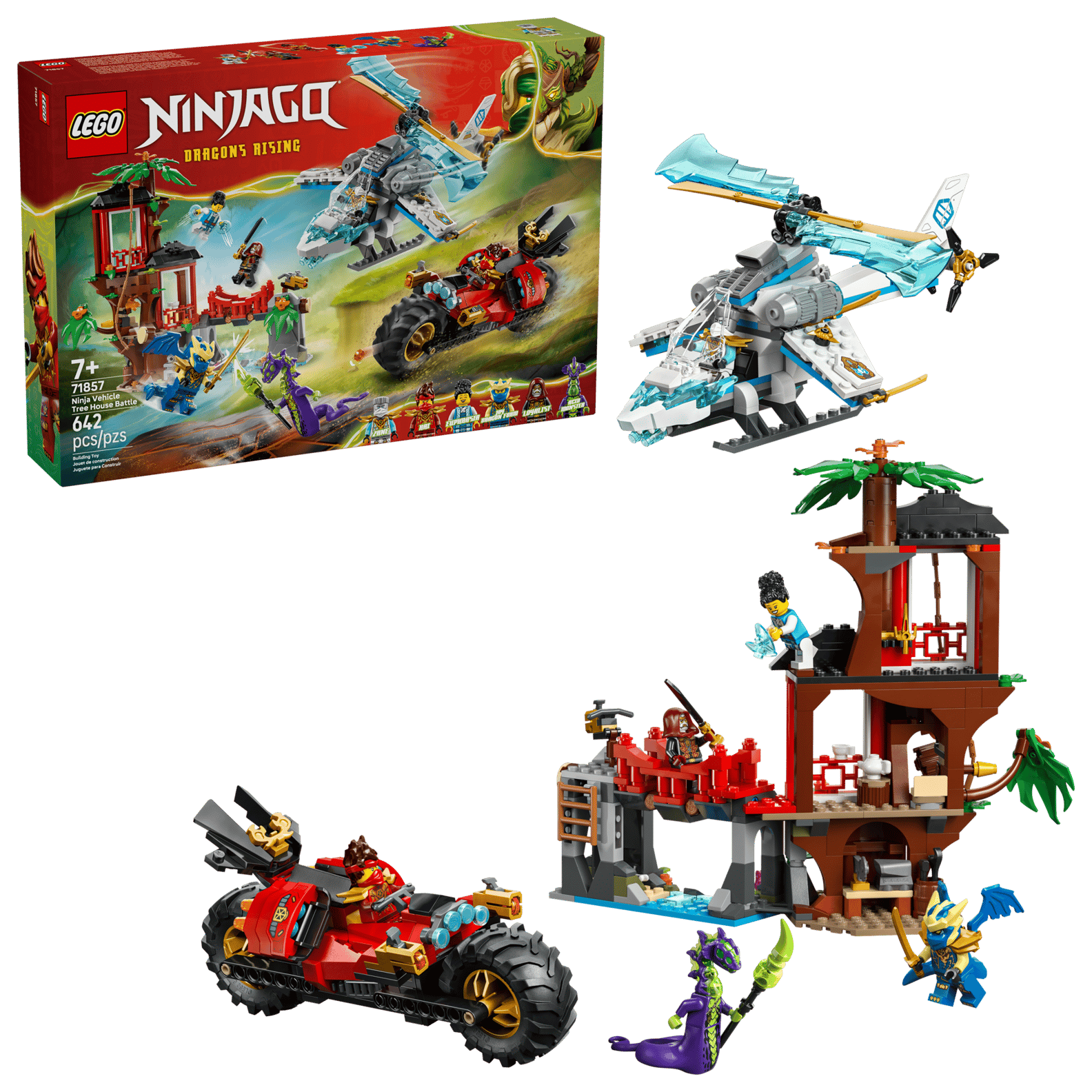 LEGO 71857-NINJA VEHICLE TREE HOUSE BATTLE(สินค้าซื้อแล้วไม่รับเปลี่ยนคืน)