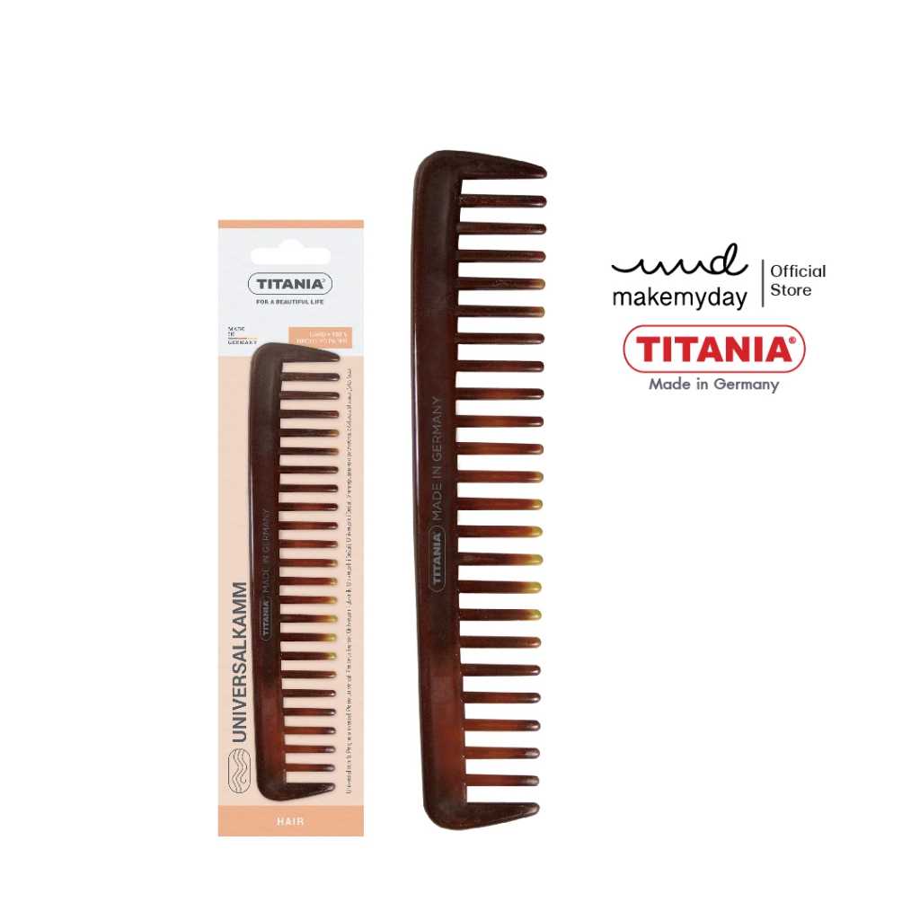 TITANIA  Ladies comb หวีซี่ห่าง ขนาด 18.5 cm นำเข้าจากเยอรมันนี