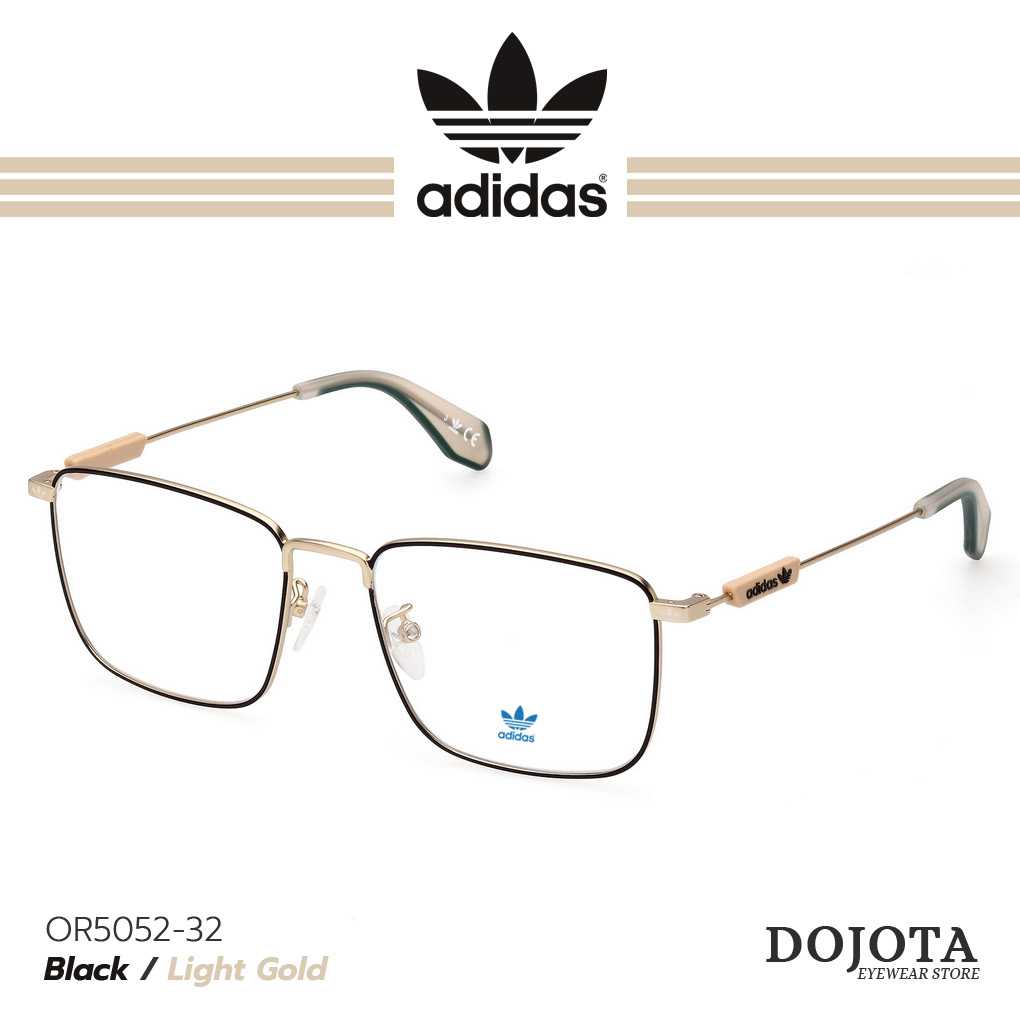 กรอบแว่นตา Adidas รุ่น OR5052-F-032 สีทอง/ดำ (Light Gold / Black)