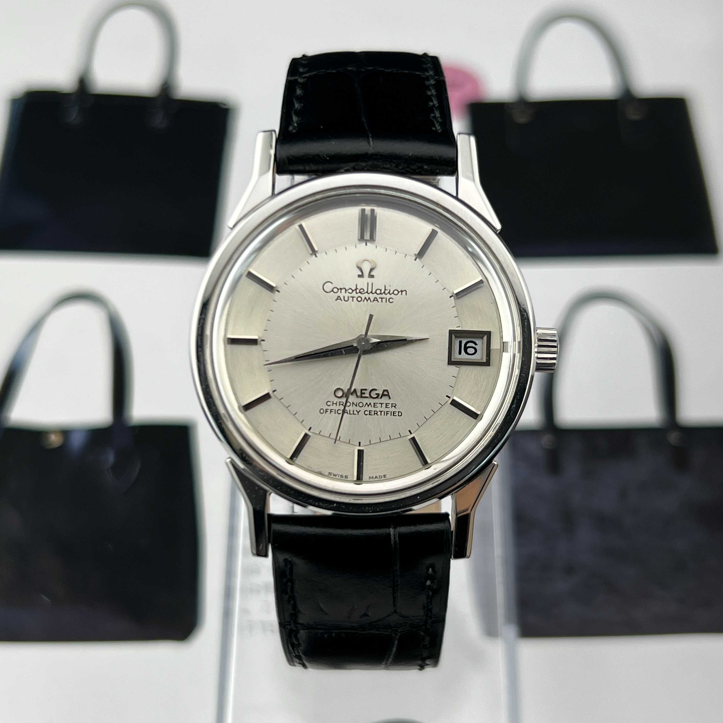 Vintage 0mega Last Constellation Pie-Pan Automatic 23Jewels Ref.168.0065 Cal.1011 Date 1973