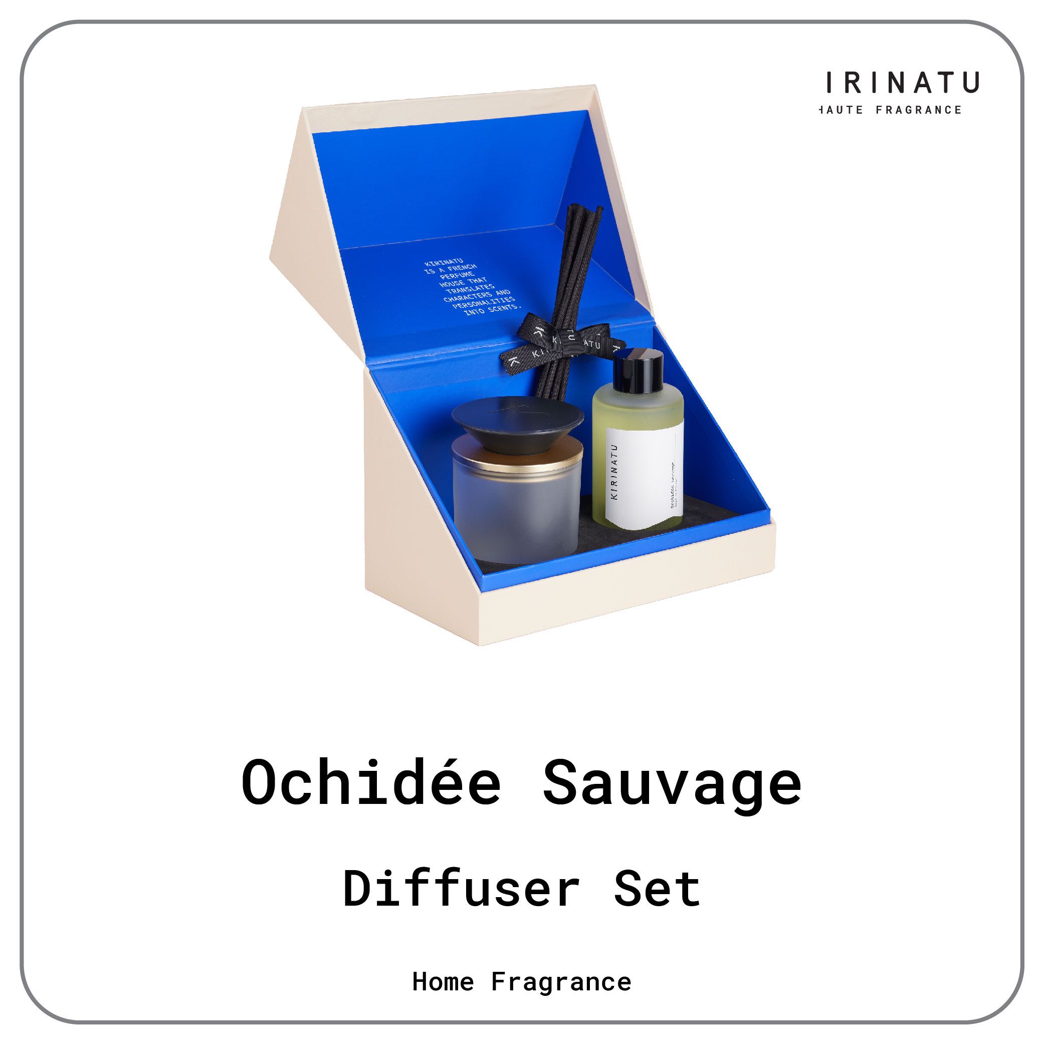 KIRINATU Home Diffuser - Orchidée Sauvage