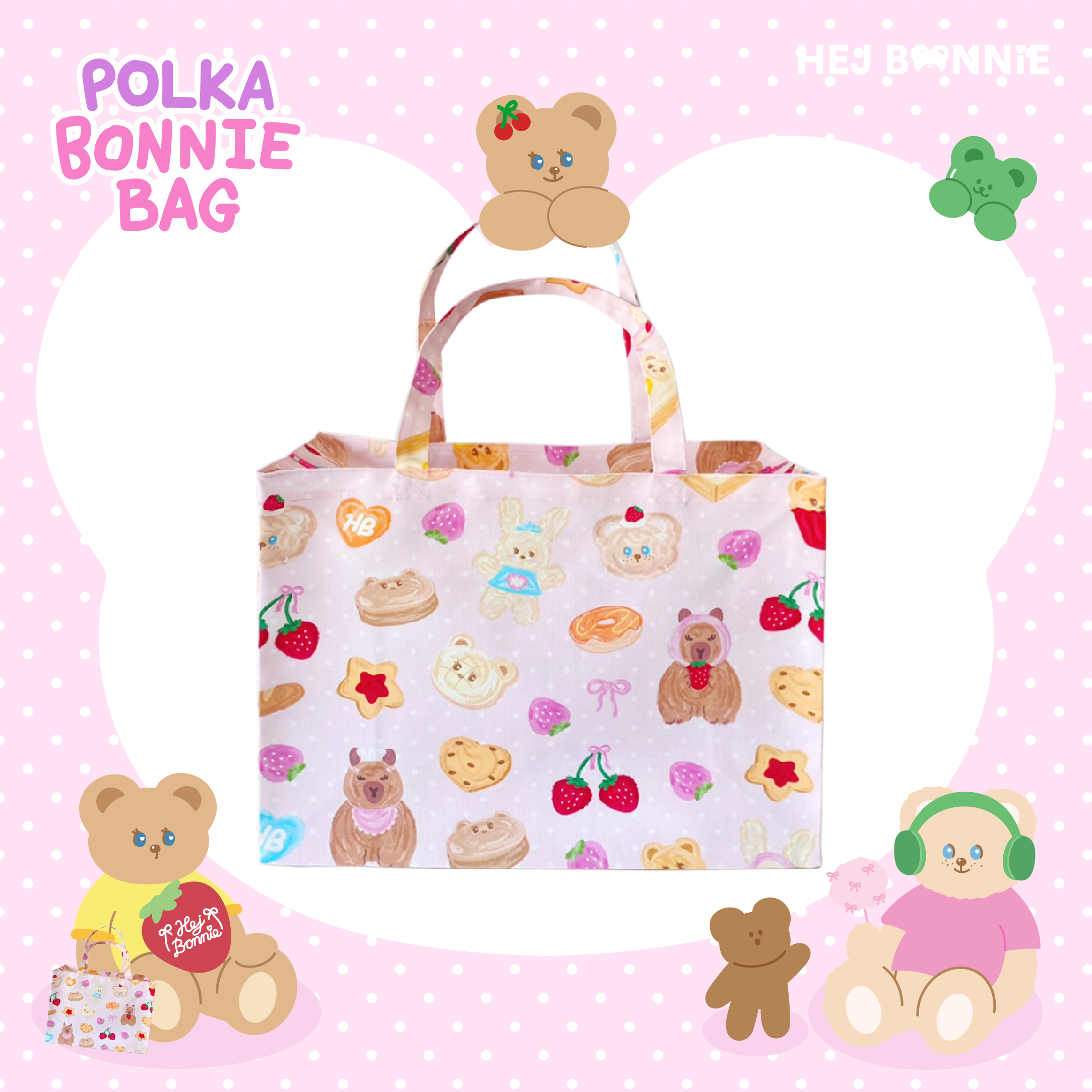 Polka Bonnie Bag l Hej Bonnie Official