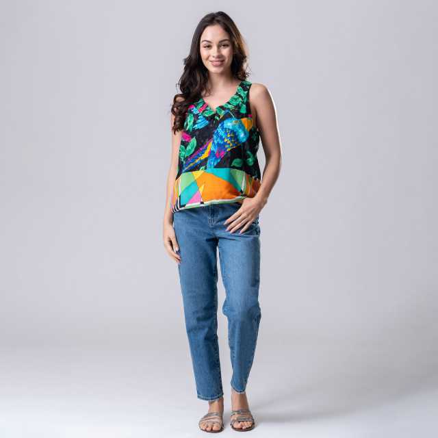 Silk Blouse (Mix, Size XS)