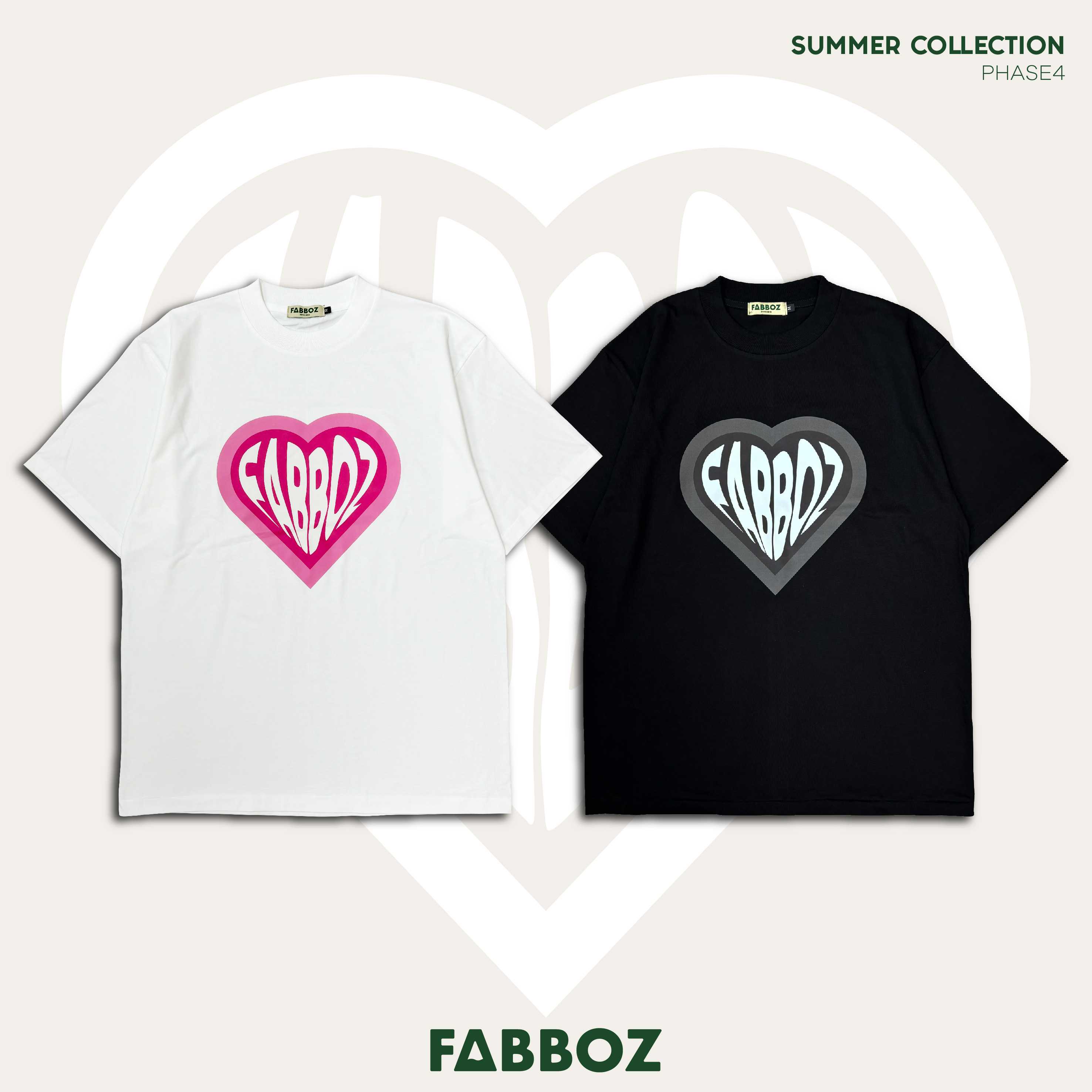 FABBOZ Oversized Heart ผลิตจาก ผ้า cotton 100%