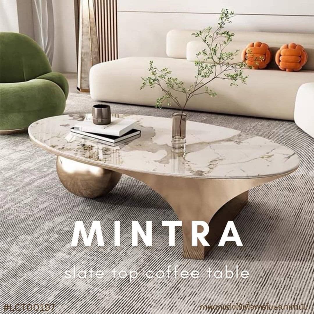 MINTRA slate top coffee table